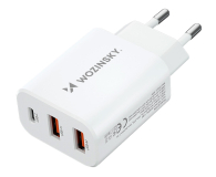 Wozinsky Ładowarka sieciowa30W USB-C / 2 x USB-A biała CWCUCW - 1487889 - zdjęcie 4